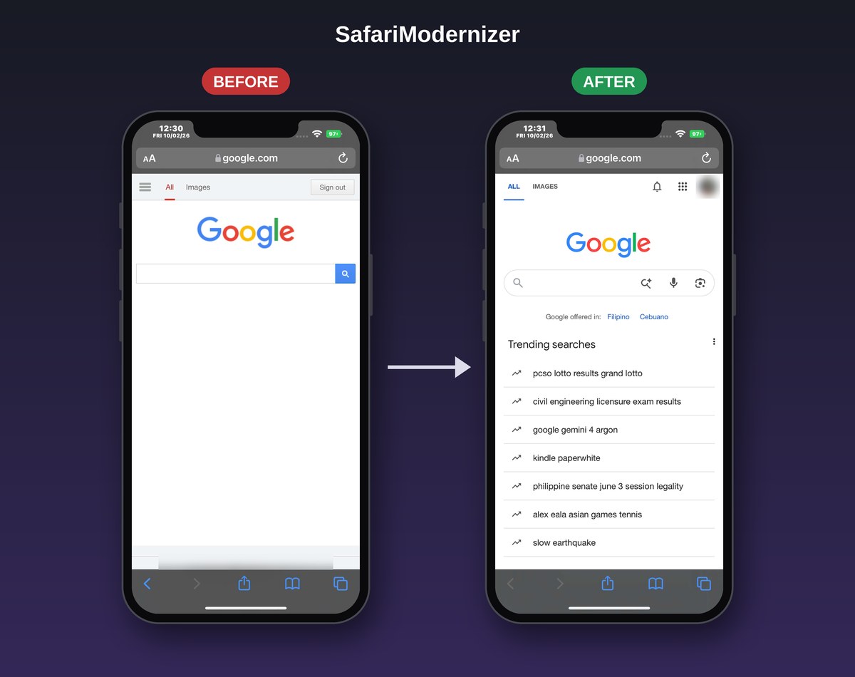 Before and after